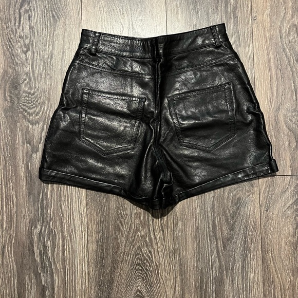 Maje Leather shorts - Picture 3 of 3